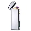 USB lichtere Dual Arc Electronic Sigaret Lighter Lighter Metal Power Display Oplaadbare Winddicht Vlamloze sigarenaansteker3181782