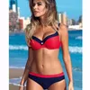 Kadınlar Seksi Bikini 2019 Yeni Push Up Mayo Retro Mayo Retro Bikini Setleri Kadın Mayo Baskı Beachwear Biquini