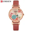 Curren en acier inoxydable Femmes Mode Top Brand Quartz Dames Wristwatch Bayan Kol Saati 9053 Clock Femme Beautiful Gift272n