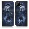 Wallet Telefoonhoesjes voor iPhone 14 13 12 11 Pro Max XR XS X 7 8 Plus - Kleurrijk schilderij PU-leer Dual Card Slots Flip Kickstand Cover Case