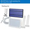 800lm Solar Lamps Garden Light 48LEDS IP65 Integrera Split Street Light Justerbar vinkel utomhusväggljus