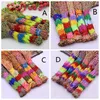 100pcs / set meninas pulseira colorida linha de mão-tecidos Handmade Bracelet Jóias bom desejo for Kids Homens Mulheres presente HHA601