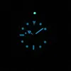 간단한 남성 시계 43mm 비즈니스 시계 스테인리스 스틸 자동 기계식 사파이어 캐주얼 빛나는 남성 시계 컬러 블랙 그린315c