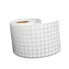 1cm 20000pcs blank white round coated paper adhesive sticker label in roll small white dot number sticker label item identificatio251i