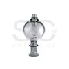 New style Smoke glass bubble carb cap with pearl banger for 10mm 14mm 18mm male female quartz banger dab rig bongs