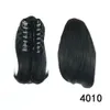 12inch Heat Resistant Synthetic Hair 90gr 14" 35cm Wavy Claw Clip in/on Ponytail hair extensions