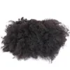 Clip da 1 pezzi in coda di cavallo dolago afro stravagante coda di cavallo ricci per donne color nero naturale remy capelli 5298815