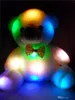 Buntes LED-Blitzlicht, Bärenpuppe, Plüschtiere, Stofftiere, Größe 20 cm – 22 cm, Bärengeschenk für Kinder, Weihnachtsgeschenk, gefüllter Plüsch249S