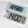 13,8 "Большие цифровые настенные часы, Jumbo Desk Alarm Clock, негабарит ЖК-дисплей, многофункциональный высококачественный офисный декор, временной инструмент