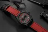 Reloj Hombre 2018 décontracté Date montres à Quartz pour hommes CURREN mode cuir sport hommes montre-bracelet chronographe mâle Watch290o