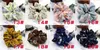 100PC/Lot New Fashion women Floral Print satin Hair bands Chiffon scrunchies Female girl's hair Tie Ponytail Holder Accessories