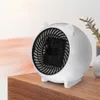 500W Mini Size Personal Space Heater Electric Heater for Home Office SmallPTC Ceramic Air Heater - US plug