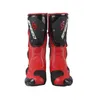 Bottes de moto en cuir microfibre Men039s, bottes de course de vitesse, de dirt bike, à hauteur de genou, pour Motocross, bateaux à moteur, 8317190