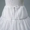 Passend für 6–14 Jahre Mädchen, Kinder, Petticoat, A-Linie, 3 Reifen, eine Schicht, Krinoline, Spitzenbesatz, Blumenmädchenkleid, elastische Taille, Unterrock, 211u