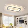 Modern Kısa Kare LED Tavan Işık Yatak Odası Tavan Lambası Dikdörtgen Oturma Odası Tavan Lambası Armatürleri 40 W 45W 65 W Aydınlatma Armatürü