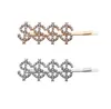 Woord Haarspeld Woord Haarspeldjes Pins Strass Bobby Pins Decoratieve Hoofdtooi voor Vrouw Meisjes Woord Doel Geld Boss Zilver Goud6533050