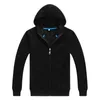 New Men Hooded Fleece Zip Hoodie Heren Dikke Effen Kleur Sweatshirt Mens Casual Hoodies Sportkleding Hoodie Sweatshirts