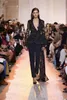 Elis Saab Soirée Combinaison avec Train 2023 Brillant Dentelle Paillettes Peplum à manches longues Col en V Tapis Rouge Celebrity Prom Pant Suit robe porter