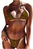 Abbigliamento donna Costume da bagno Moda sexy Bikini Leopardo Costumi da bagno Estate Biquini Maillot De Bain Reggiseni Mutandine Perizoma Costumi da bagno Costumi da bagno B4154