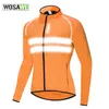 Wosawe A Mountain Country Highway Run Ride Good Clothes Long Sleeve Jacket Jacket Reflect Light Defence Water Splashing Go Fishing Serve