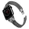 Bowknot Women Bracciale in acciaio inossidabile in acciaio inossidabile per Apple Watch Series 1 2 3 4 5 Banda per iwatch 38mm 42mm 42mm 44mm Cinghie di guardia