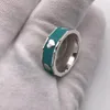 Anello in argento sterling TIF 925, verde classico. Regalo da donna con temperamento originale con ciondolo in argento sterling tutto in uno1