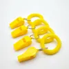 100 ADET Spiral Bilezik Anahtarlık Islık Plastik Eğlenceli Renkli Bilek Bandı Parti Çocuklar Çocuklar Için Şeker Moda Anahtarlık Anahtarlık Tutucu