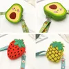 Borse per bambini Avocado Fragola Ananas Borse per neonati Borsa per mini principessa per bambini Borsa a tracolla per bambina Borsa a tracolla in silicone per monete