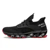 2021 Försäljning Män Running Skor Triple Black White Red Fashion Mens Trainer Andas Runner Sport Sneakers Storlek 39-44 En