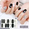 Lamemoria 14 Porady Pełne Okładki Nail Polski Naklejki Śliczne Zwierzęta Wzór Samoprzylepny Naklejki Nail Art Strips Manicure Hurt