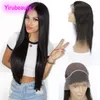 Brazilian Unprocessed Human Hair 13X4 Lace Front Wigs Cambodia Pre Plucked Silky Straight Wigs Natural Color 8-30nch