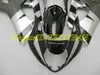 Exclusieve injectie Mold Fairing Kit voor Suzuki GSXR1000 K3 03 04 GSXR 1000 2003 2004 ABS Silver Black Fackings Set + Gifts SD21