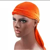 12 Colors New Unisex Men's Velvet Durags Bandana Turban Hat Wigs Doo Durag Biker Headwear Headband Pirate Hat Hair Accessories