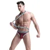 Men sexy string bodybuilding lutte singulet saut de combinaison suspense maille bodywear mâle one pièce bodys gay3398322