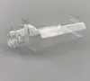 フリップキャップの透明な正方形のボトルを持つ60mlのペットプラスチックボトル化粧の使い捨て手のサニタイザーSN3045