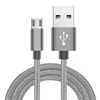 Tecido rápido carregador rápido 1M 2m 3m tipo c micro cabos usb para samsung htc lg huawei telefone android