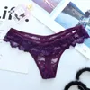 UPDATE Sexy Lace panties Cross Bandage Briefs Low Waist Lace Tassel Panties G String Thong see through Lingerie Underwear T Back Women Clothes