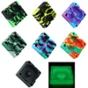 5 different style silicone ashtray cigarette holder case colorful pattern office home tabletop heat resistant to high temperature