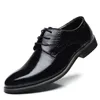 Мужчины Pointy платье обувь Формальное кожа Мода Groom Свадебная обувь Мужская обувь Оксфорд платье Большие размеры 38-48