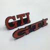 Acessórios do carro Grade dianteira Emblema 3D GTI Grill Emblema adesivo Para Volkswagen VW Golf MK2 MK3 GTI2391