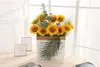 Fleurs séchées artificielles, grand tournesol unique, Simulation de fleur de soleil, décoration de sol, kunstblumen floral GB524