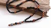 New Design Black 6mm BLava Stones Wood Bead Men039s Hematite Buddha Bead Necklace9086493