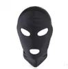 Косплей головы маска, фетиш унисекс БДСМ капюшон маска с завязанными глазами, БДСМ ограничения бондаж, Хэллоуин взрослые секс-игрушки для пары C18112701