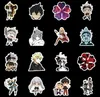 50 pcs/lot Mixed Car Stickers Clover Anime For Skateboard Laptop Helmet Stickers Pad Bicycle Bike PS4 Notebook Fridge Guitar Pvc Decal