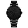 Simple Men's Watch Man Anlogy Quartz Wristwatch Stainless Steel Dial Alloy Strap Gift Clock Dro Erkek Kol Saati M259d