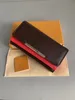 бесплатная доставка оптом красные низы леди длинный кошелек многоцветный дизайнер портмоне держатель карты оригинальная коробка женщины классический карман на молнии