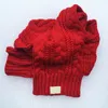 Мода-Горячие моды бренд yojojo мужчин и женщин зимы высокого качества теплый шарф шляпа костюм полный вязать шляпу
