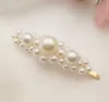 Perły Snap Barrette Eleganckie klipy do włosów Kijka do włosów Pearl Hairclip Tool Floral Girls Heatwear Moda Akcesoria do włosów 16 Wzory DW4179