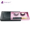 Flash girl Alta qualità 1 paio 5D visone Ciglia magnetiche Scatola di lusso Eyeliner liquido magnetico Ciglia finte magnetiche e pinzetta 2122481