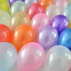 200 st White Latex Assorted Balloons Bröllop Favor Julparty dekorationer eller andra färger Gratis frakt